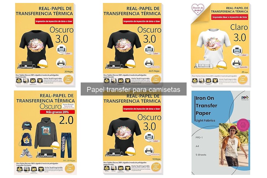 Mejores ofertas y precios del papel transfer para camisetas