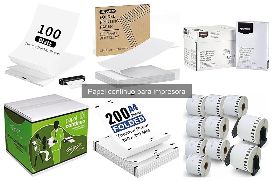 Mejores papeles continuos para imprimir etiquetas en casa
