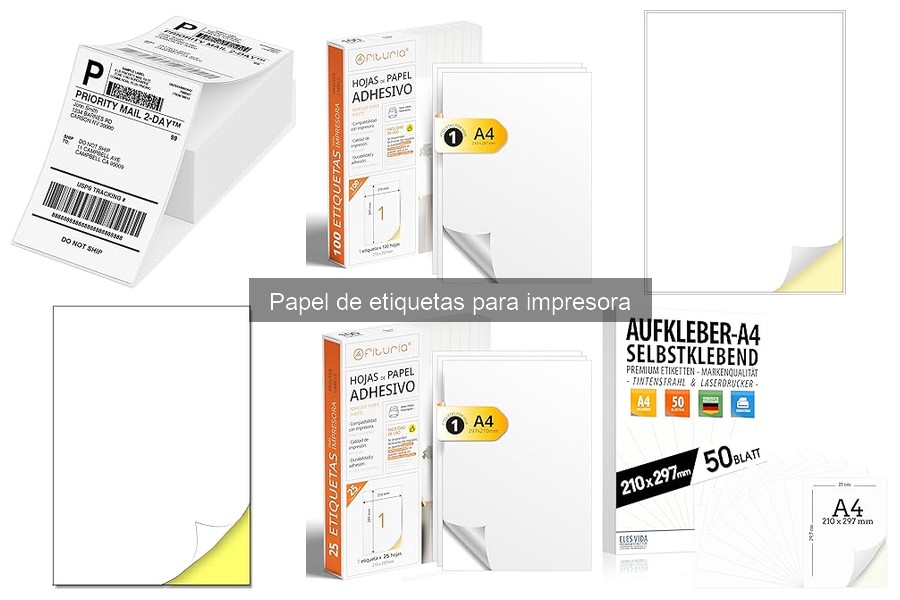 Mejores papeles de etiquetas para impresoras a chorro de tinta