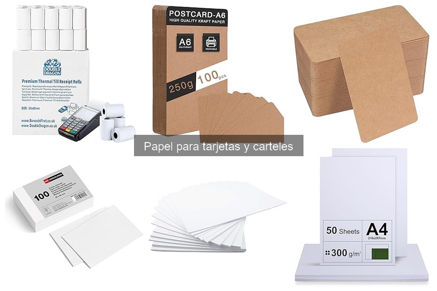 Mejores papeles para tarjetas de presentación: Comparativa 2023