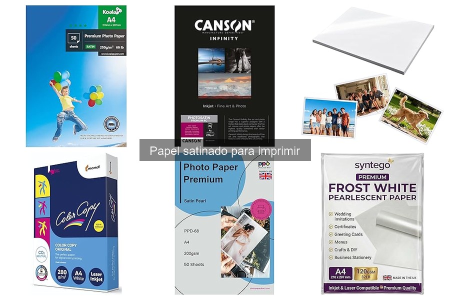 Mejores papeles satinados para impresión de fotografías