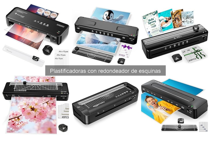 ** Mejores plastificadoras con redondeador de esquinas para oficina