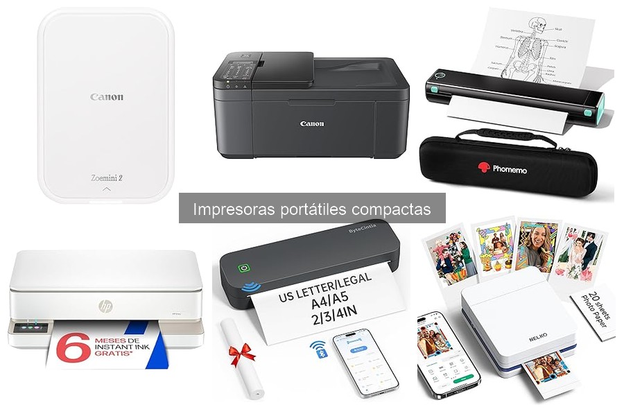 Mejores tiendas para comprar impresoras portátiles al mejor precio
