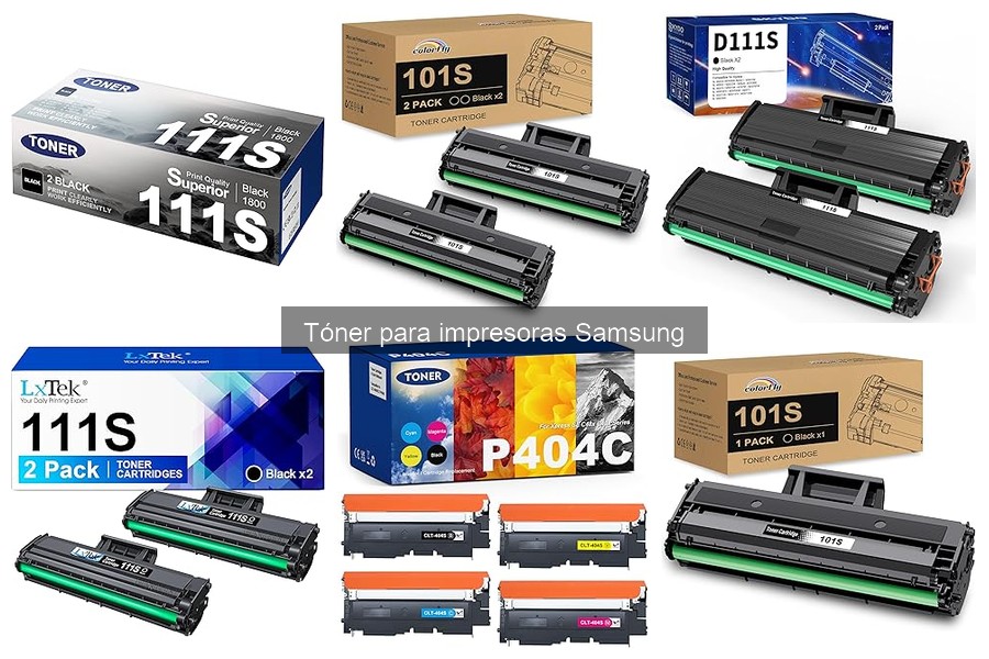 Mejores tóneres compatibles para impresoras Samsung 2023