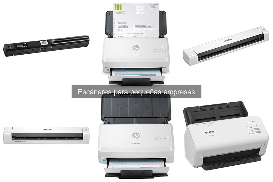 Opiniones de escáneres populares para pequeñas empresas