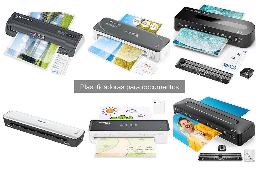 Opiniones de usuarios sobre plastificadoras para documentos