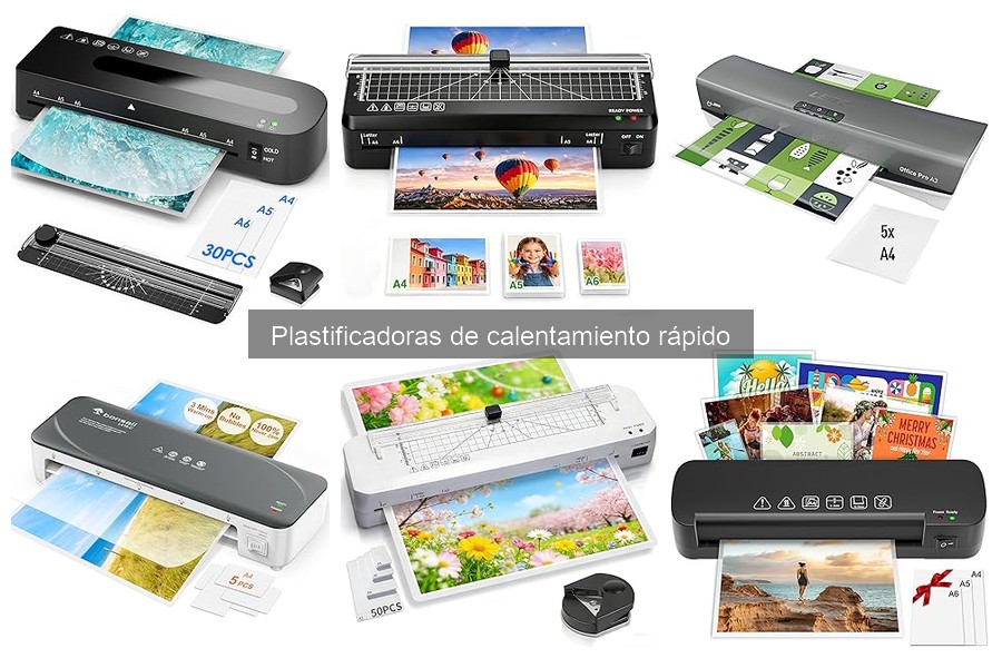 Opiniones sobre Plastificadoras de Calentamiento Rápido