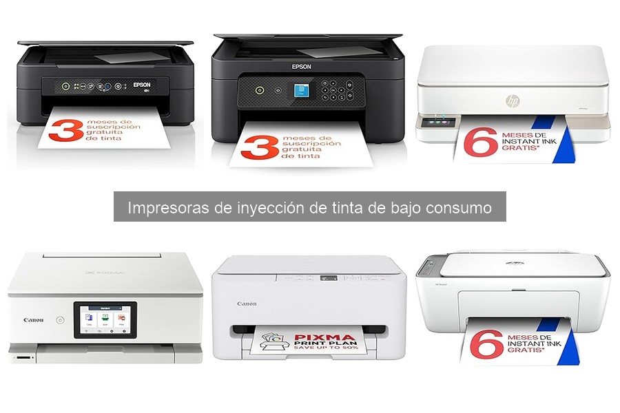 ¿Por qué elegir una impresora de inyección de tinta de bajo consumo?