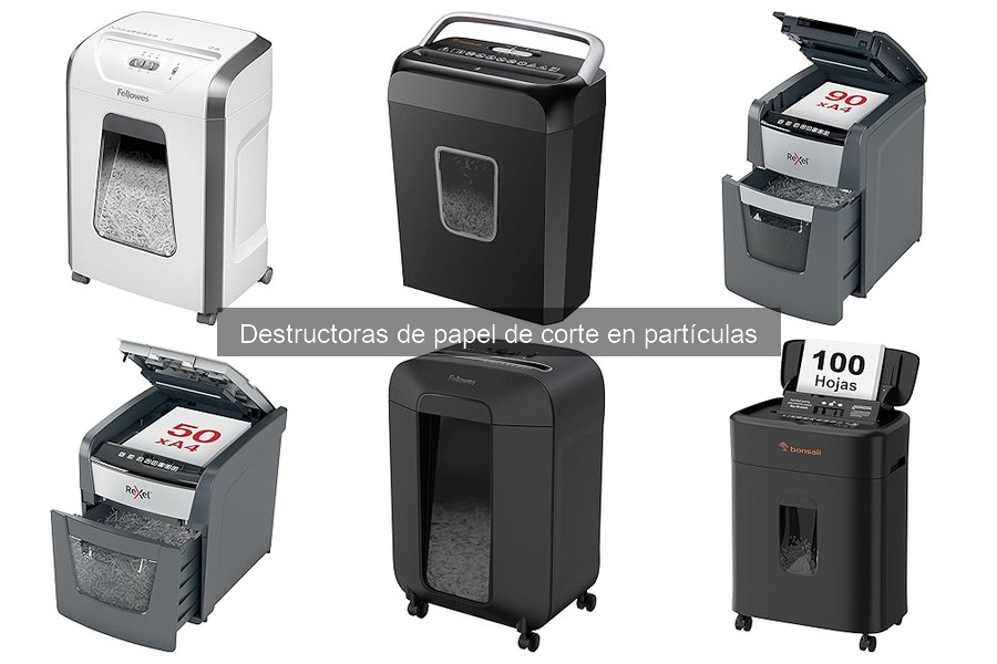 Precios de Destructoras de Papel de Corte en Partículas