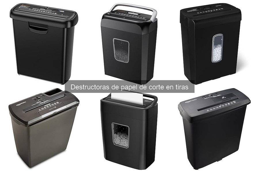 Precios de destructoras de papel en tiras y dónde comprarlas