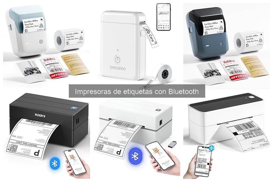 Precios de impresoras de etiquetas Bluetooth en 2023