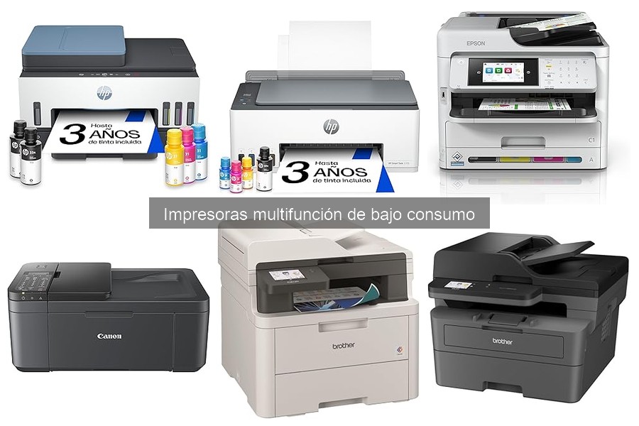 Precios de impresoras multifunción de bajo consumo 2023