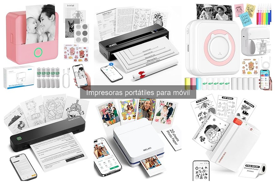 Precios de impresoras portátiles para móvil y dónde comprarlas