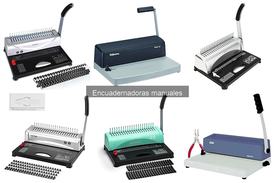 Precios promedio de encuadernadoras manuales en 2023