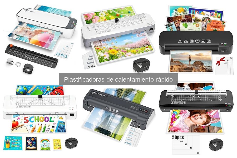 Precios y Dónde Comprar Plastificadoras de Calentamiento Rápido