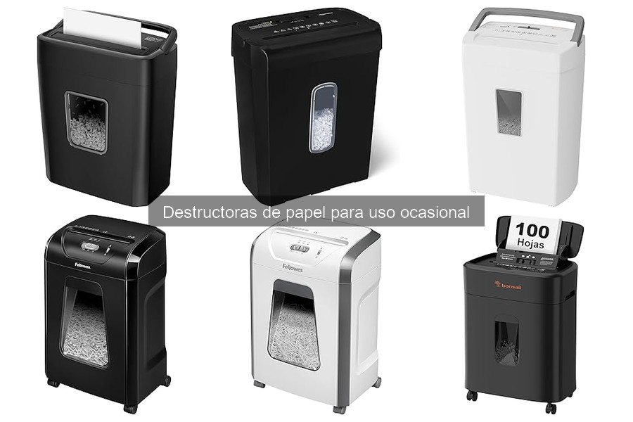 Preguntas frecuentes sobre destructoras de papel