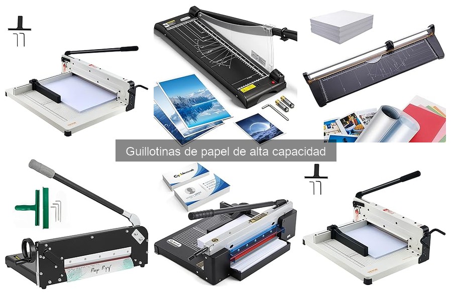 Preguntas Frecuentes sobre Guillotinas de Papel de Alta Capacidad