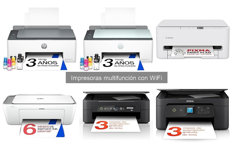 Preguntas frecuentes sobre impresoras multifunción con WiFi