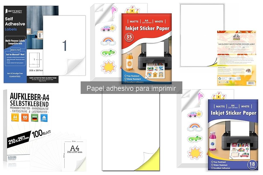 Problemas comunes al imprimir en papel adhesivo y sus soluciones