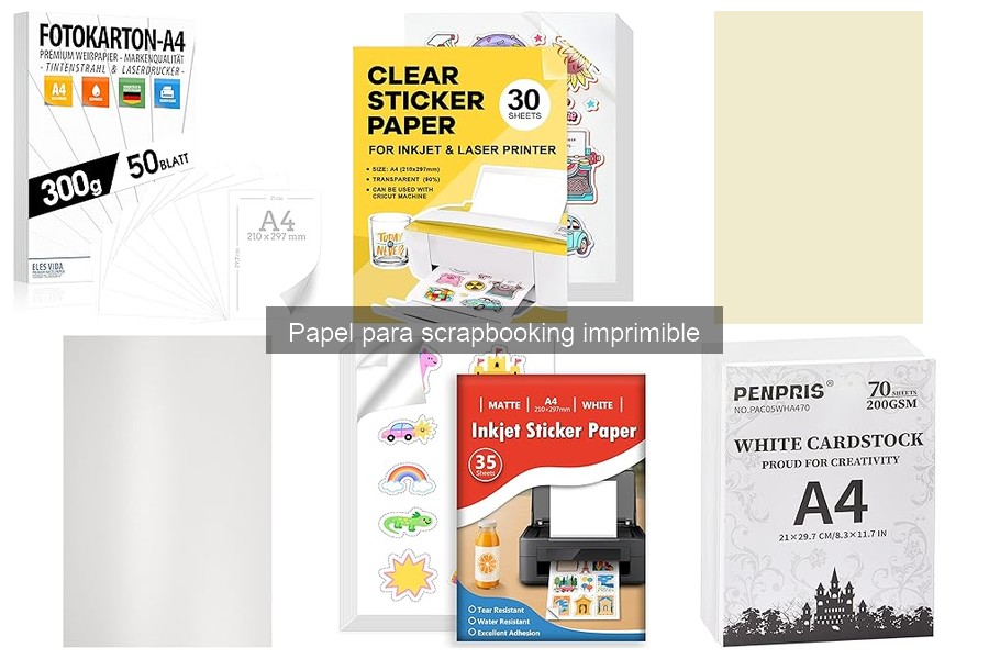 Problemas comunes al imprimir en papel para scrapbooking