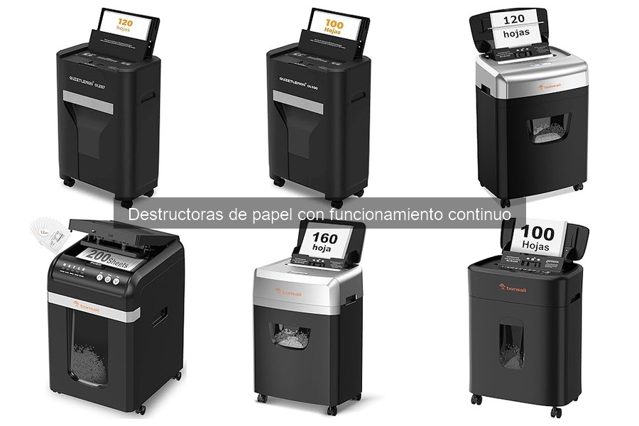 Problemas comunes al usar destructoras de papel continuas