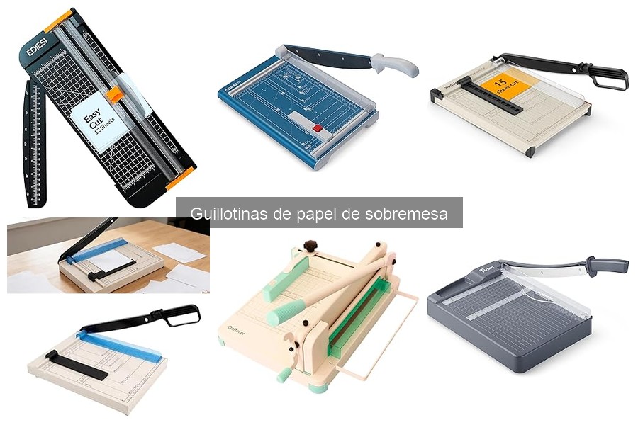 Problemas comunes al usar guillotinas de papel de sobremesa
