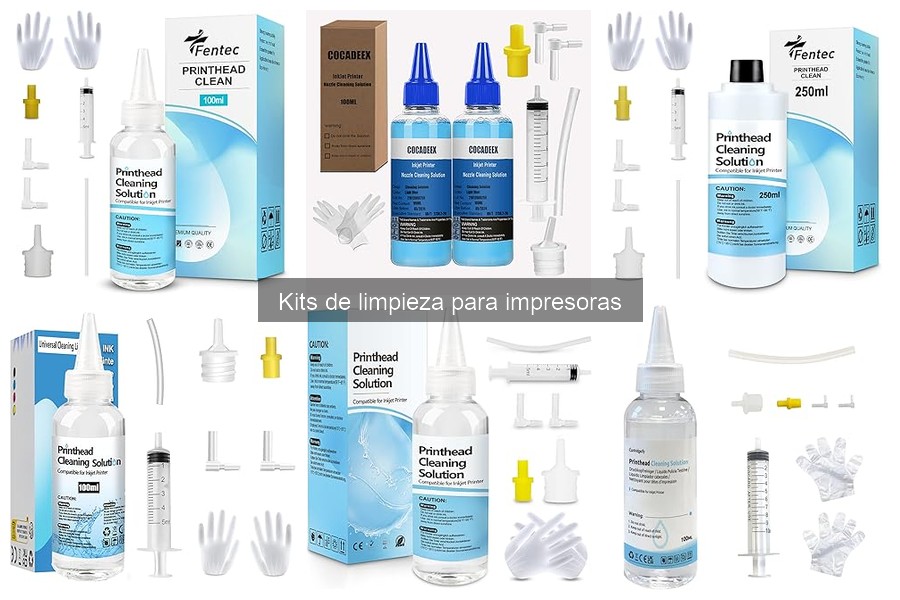 Problemas comunes al usar kits de limpieza para impresoras