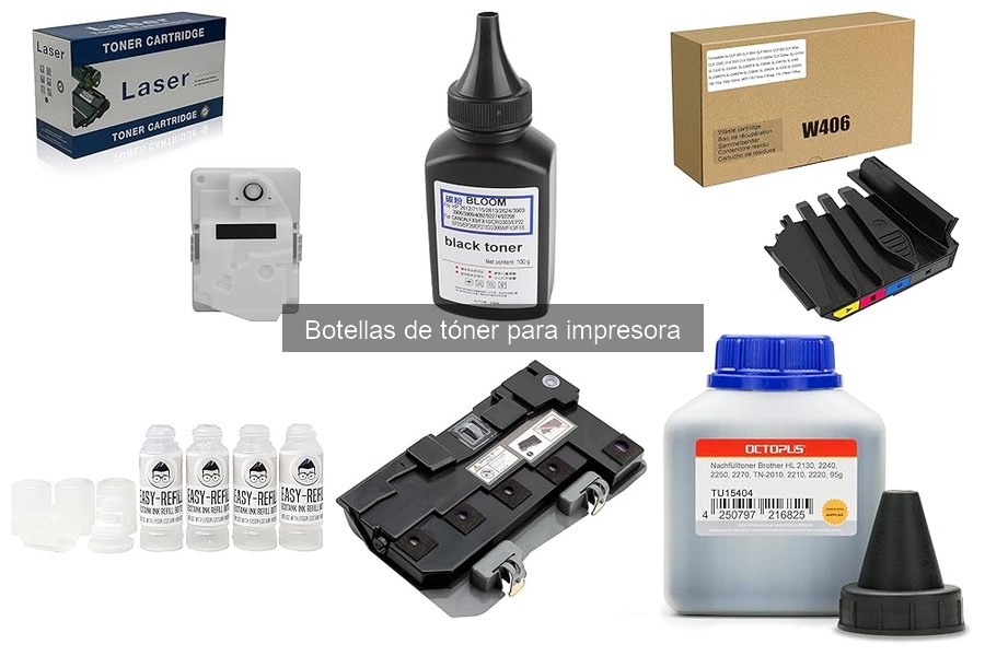 Problemas comunes con botellas de tóner y soluciones efectivas