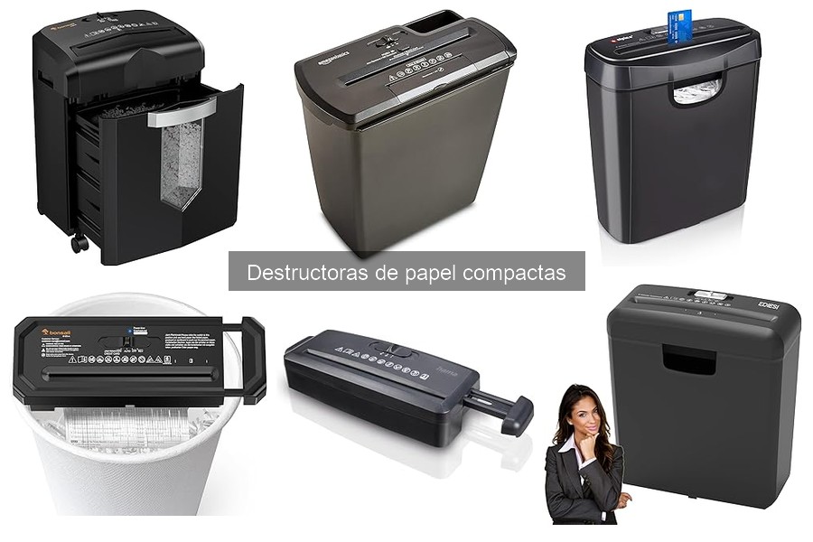 Problemas comunes con destructoras de papel compactas