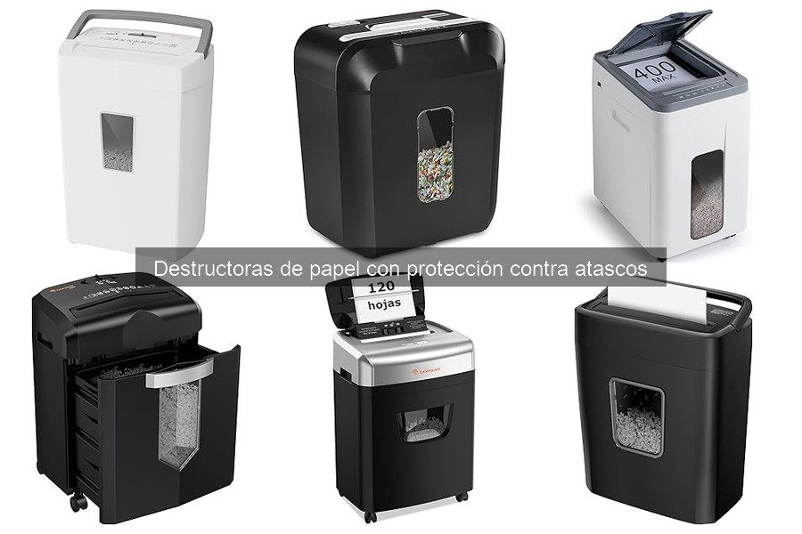 Problemas comunes con destructoras de papel y soluciones