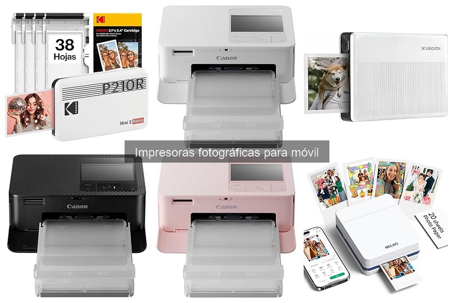 Problemas comunes con impresoras fotográficas para móvil