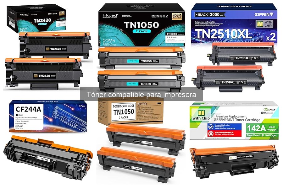 ** Problemas comunes con tóner compatible y soluciones efectivas