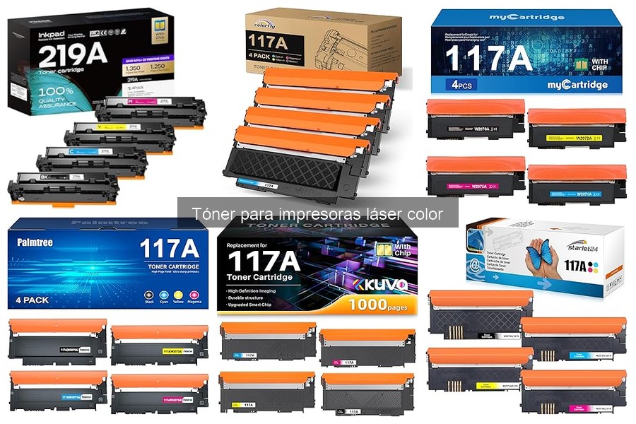 Problemas comunes con tóner para impresoras láser color