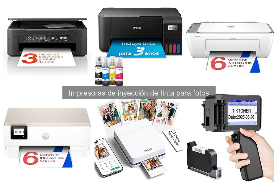 Problemas comunes en impresoras de inyección de tinta para fotos