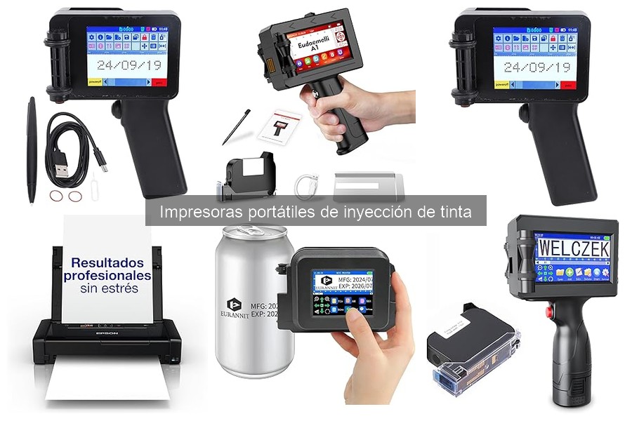 Problemas comunes en impresoras portátiles de inyección de tinta