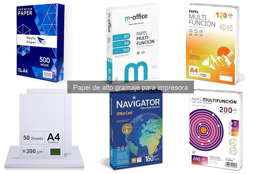¿Qué es el papel de alto gramaje para impresora? Beneficios