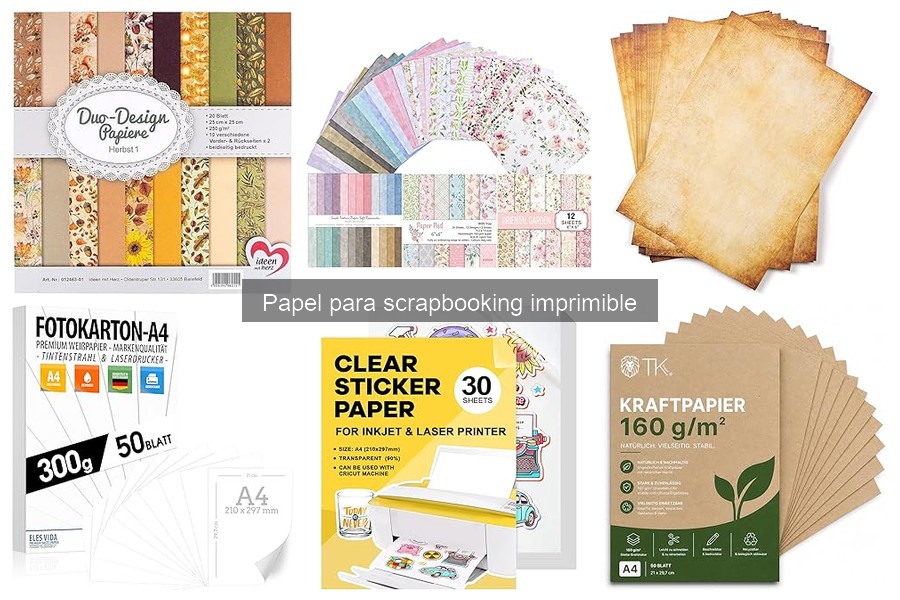 ¿Qué es el papel para scrapbooking imprimible? Descúbrelo Aquí