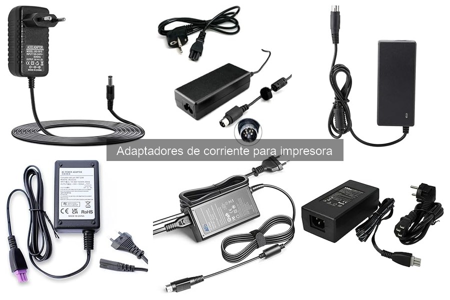¿Qué es un adaptador de corriente para impresora?