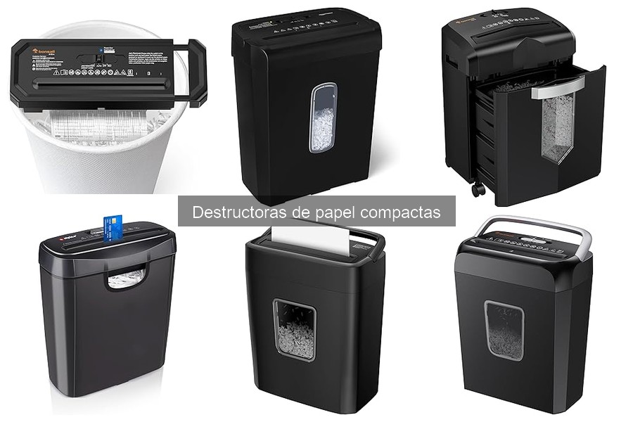 ¿Qué es una destructora de papel compacta? Características y ventajas