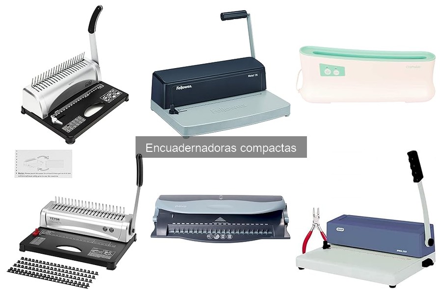 ¿Qué es una encuadernadora compacta? Tipos y características