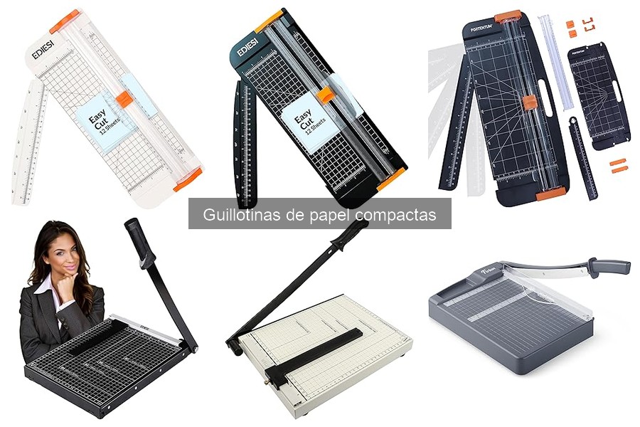 ¿Qué es una guillotina de papel compacta? Características y Usos