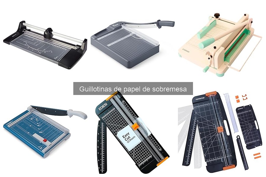 ¿Qué es una guillotina de papel de sobremesa? Características y Usos