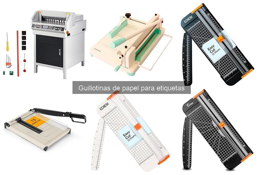 ¿Qué es una guillotina de papel para etiquetas? Características y Usos