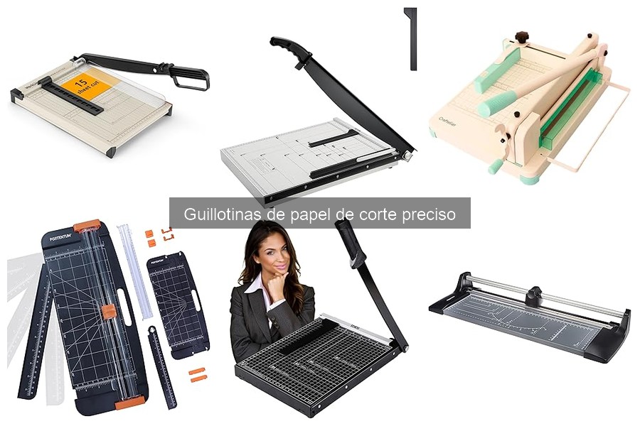 ¿Qué es una guillotina de papel y cómo funciona?