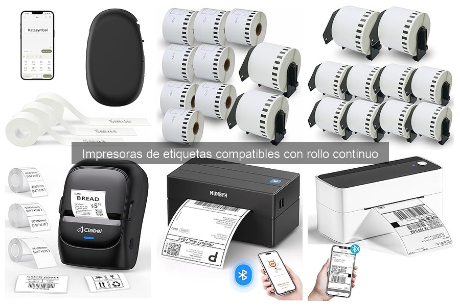 ¿Qué es una impresora de etiquetas con rollo continuo?
