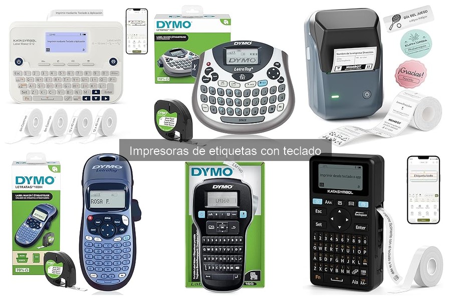 ¿Qué es una impresora de etiquetas con teclado?