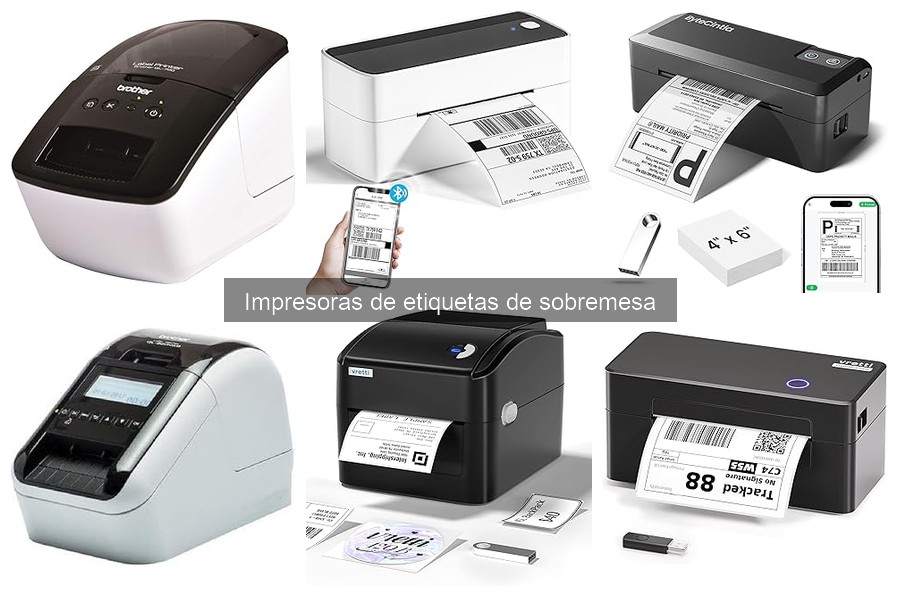 ¿Qué es una impresora de etiquetas de sobremesa?
