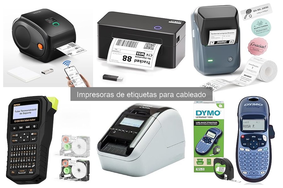 ¿Qué es una impresora de etiquetas para cableado?