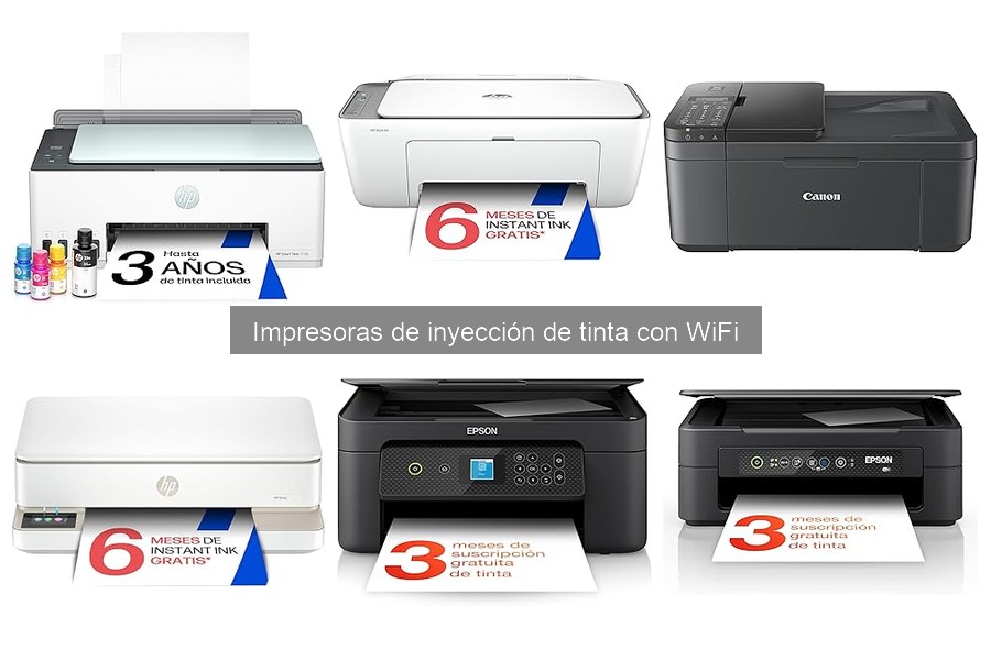¿Qué es una impresora de inyección de tinta con WiFi?