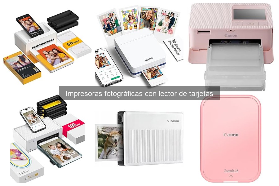 ¿Qué es una impresora fotográfica con lector de tarjetas?